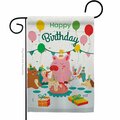 Patio Trasero G135554-BO Let Celebrate Birthday Double-Sided Garden Flag, Multi Color PA3903150